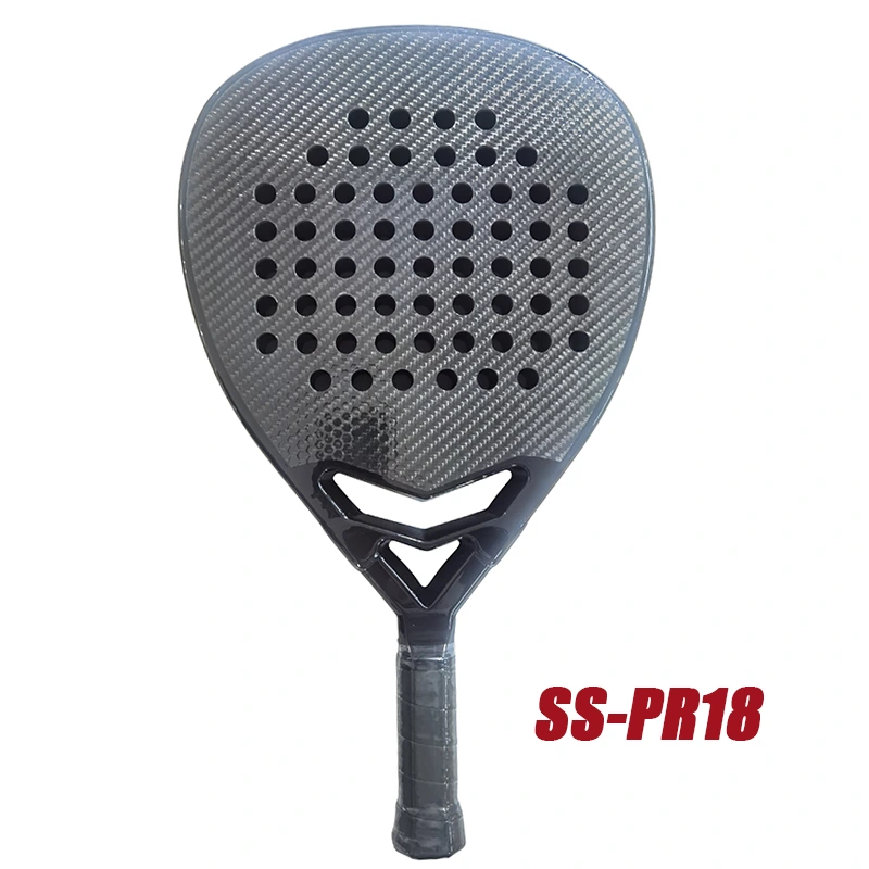 Индивидуальный дизайн Diamond 3K Carbon Padel Racket с умным мостом